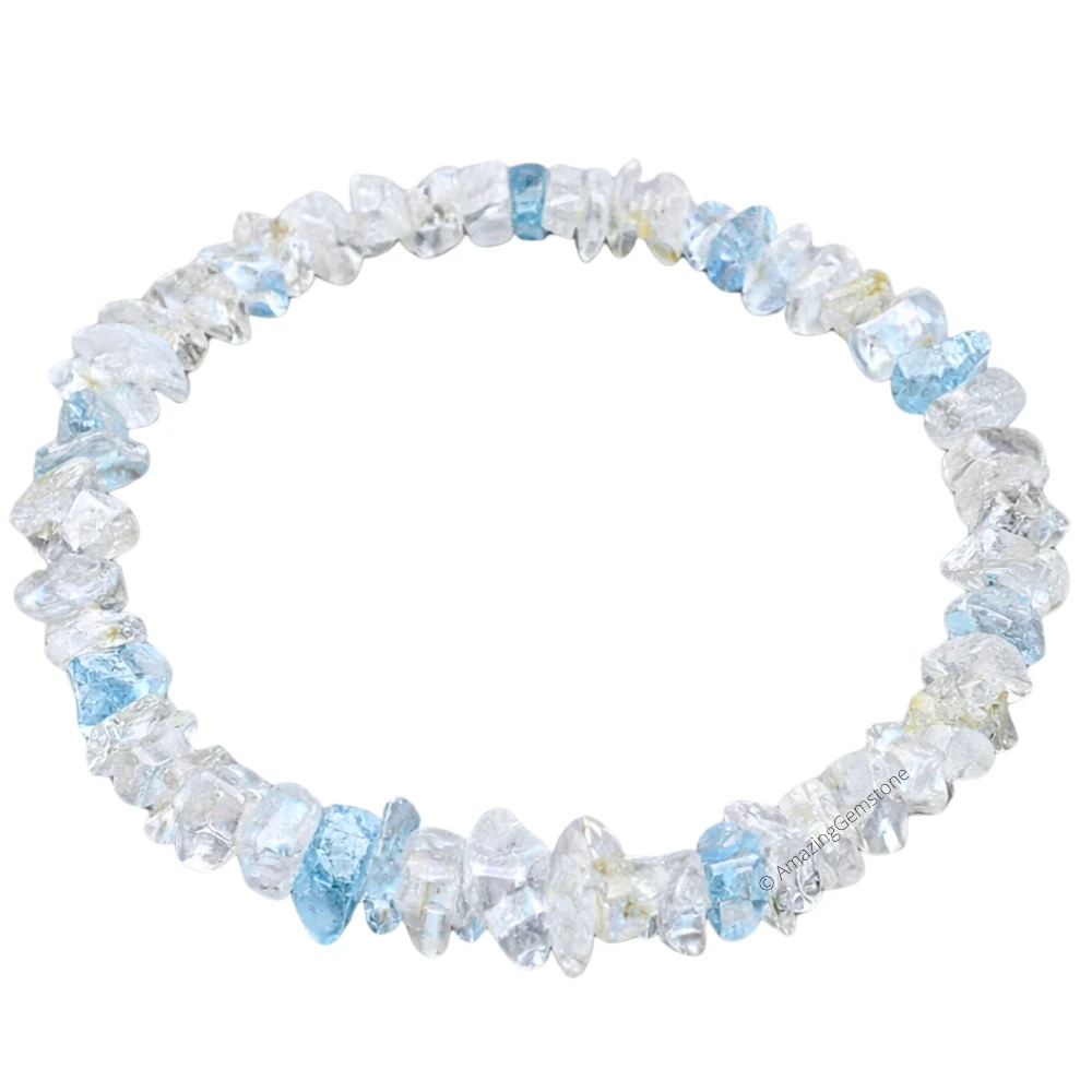 Aquamarine Chips Bracelet