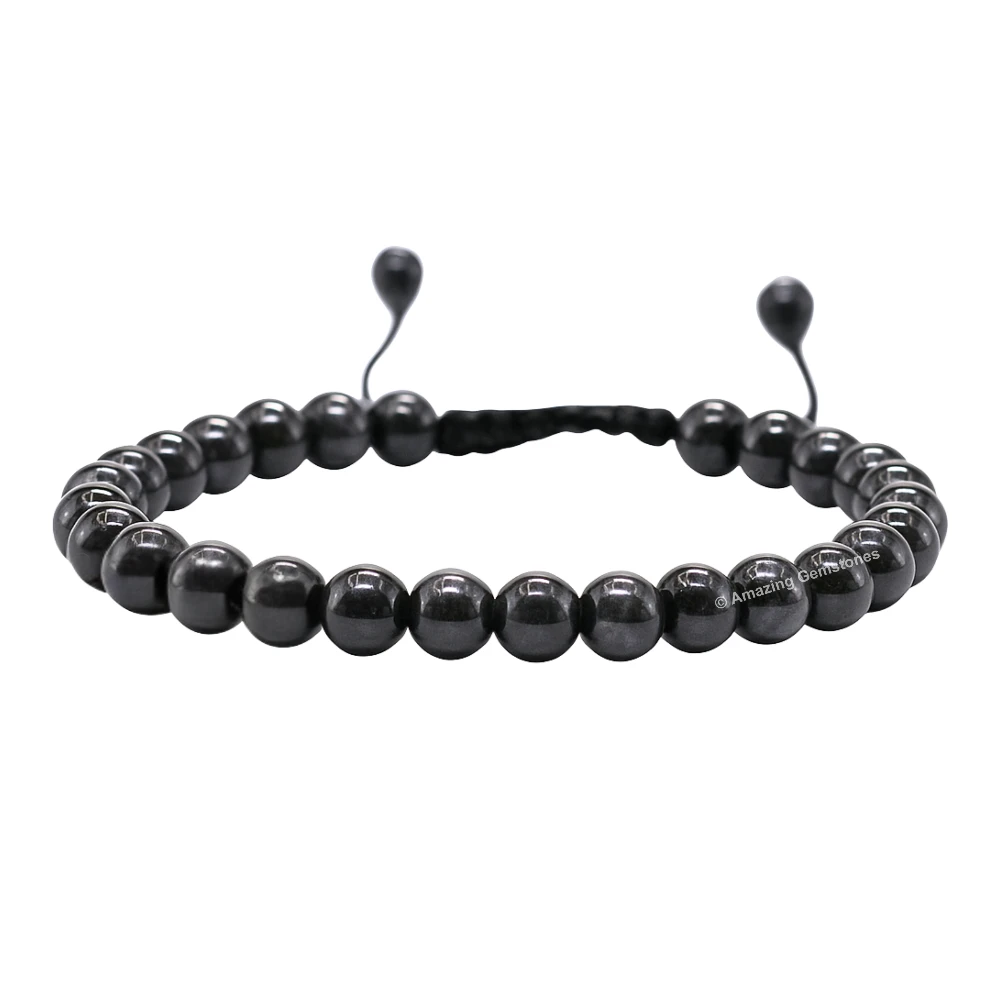 Blue & Black Tiger Eye Healing Crystal Bracelets - 6mm Beads (Adjustable)