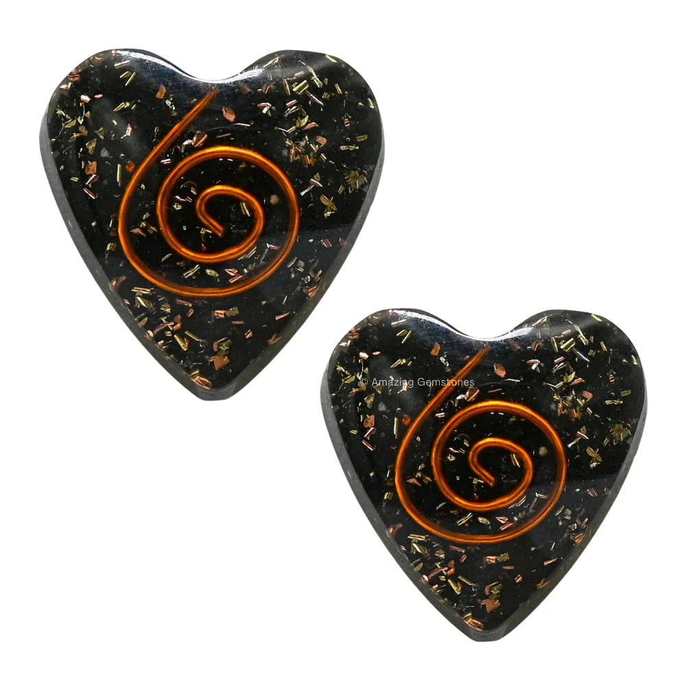 Heart Shungite Orgone Phone Sticker (Pack of 2)