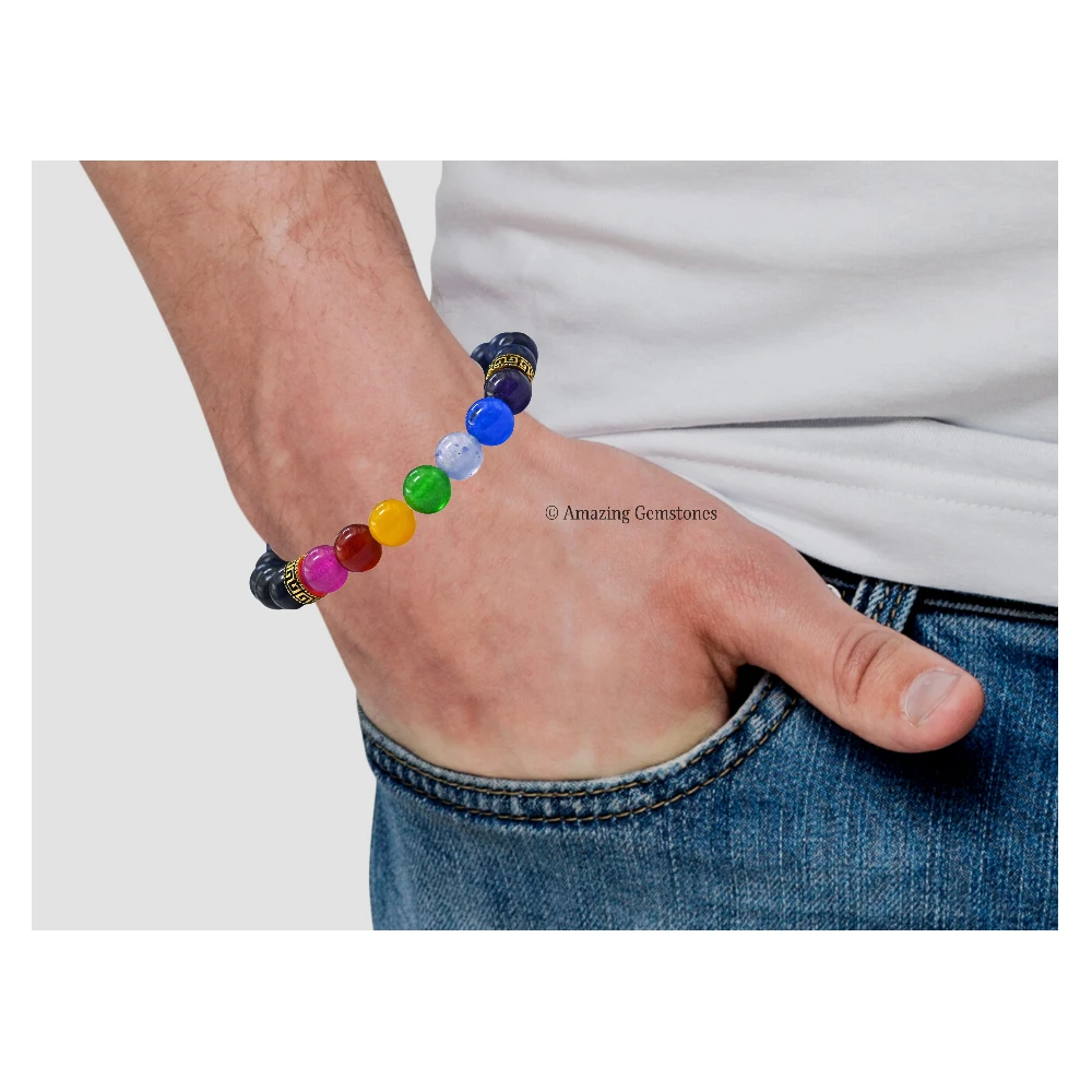 Sodalite Chakra Bracelet (Strechable)