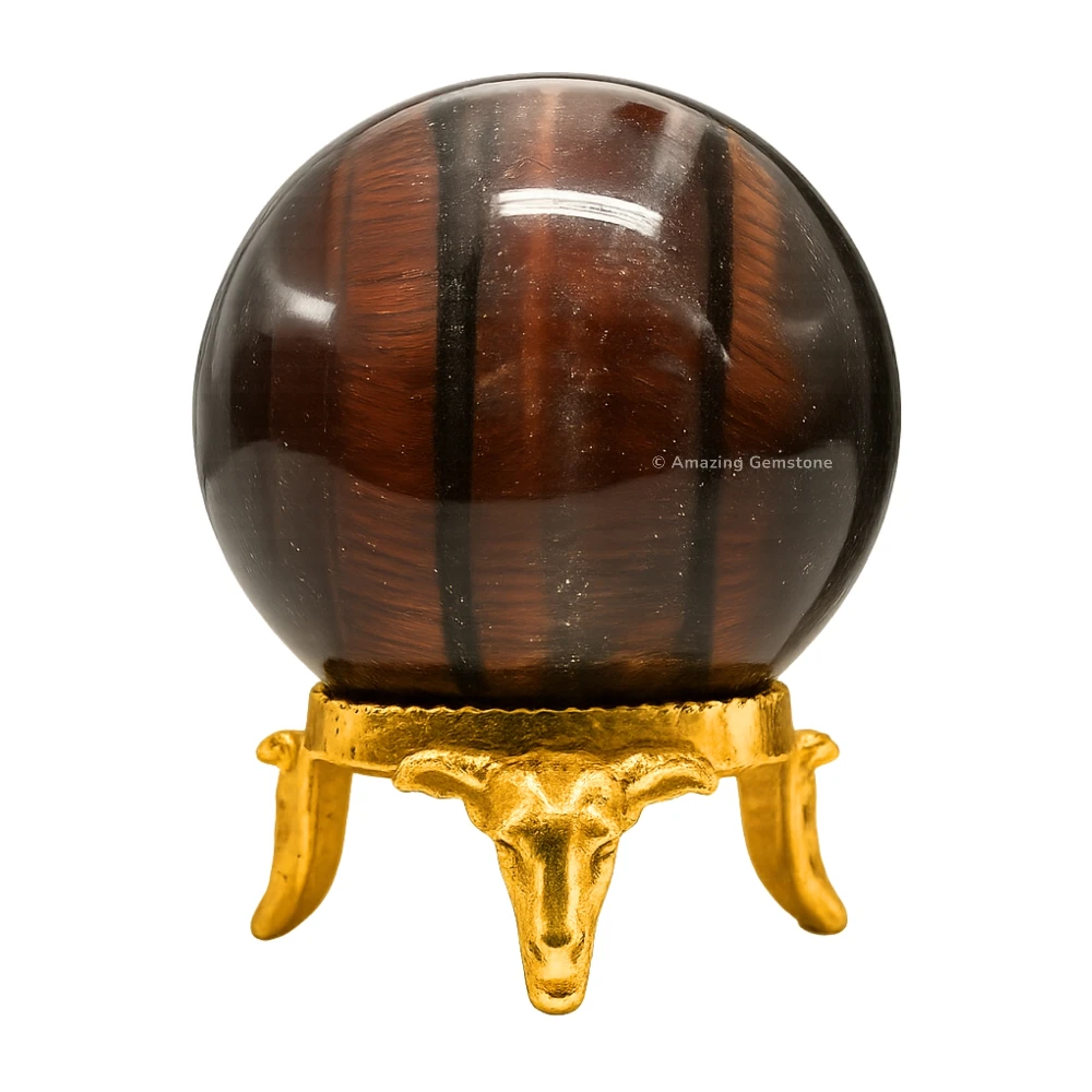 Red Tiger Eye Sphere (2 Inch)