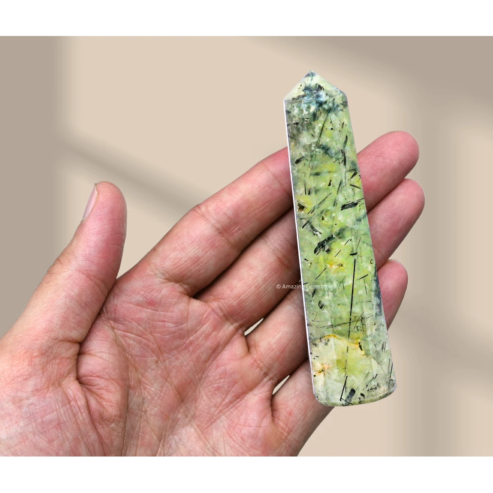 Prehnite Tower (3" to 4" INCH)