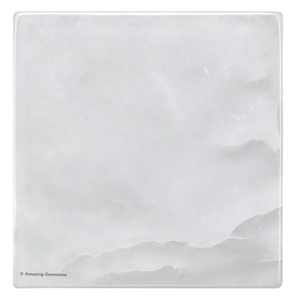 Selenite Charging Plate - Square (4 Inch)
