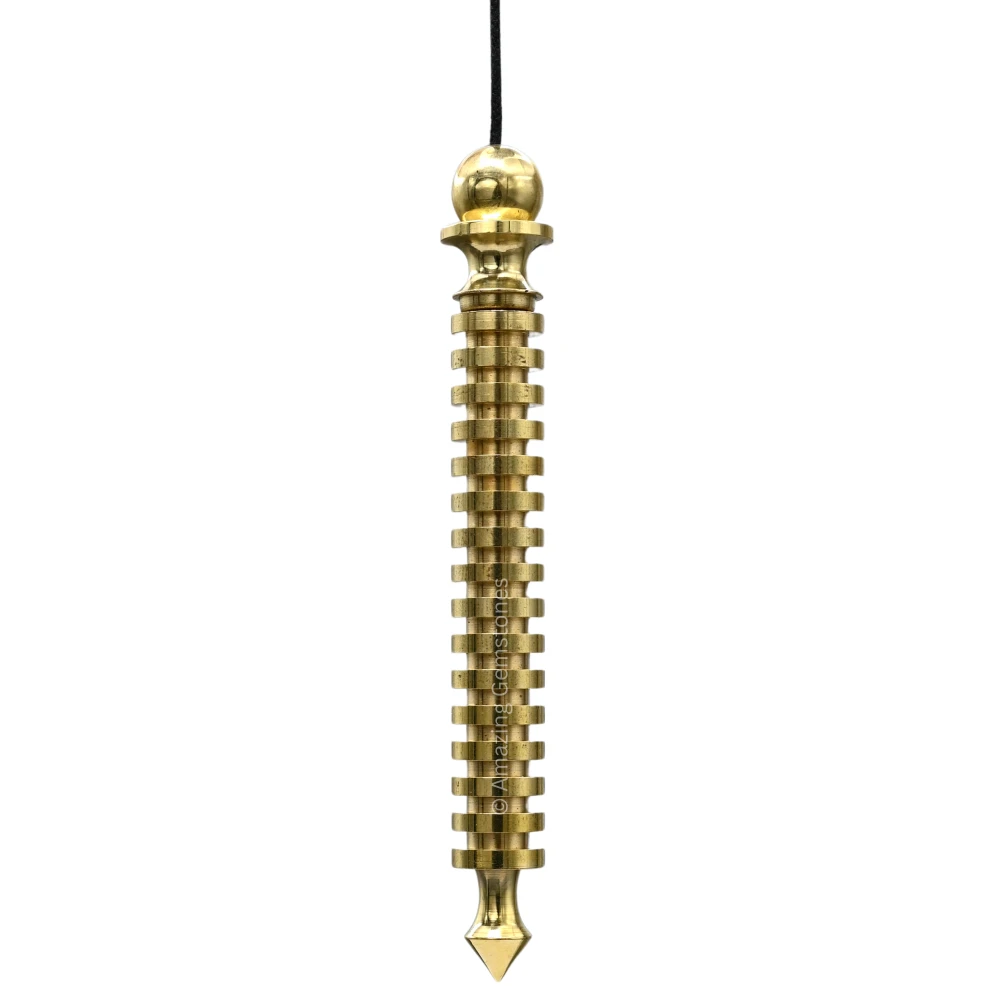 Copper Metal Pendulum - Gold 16 ISIS Ring Plate (MP91)