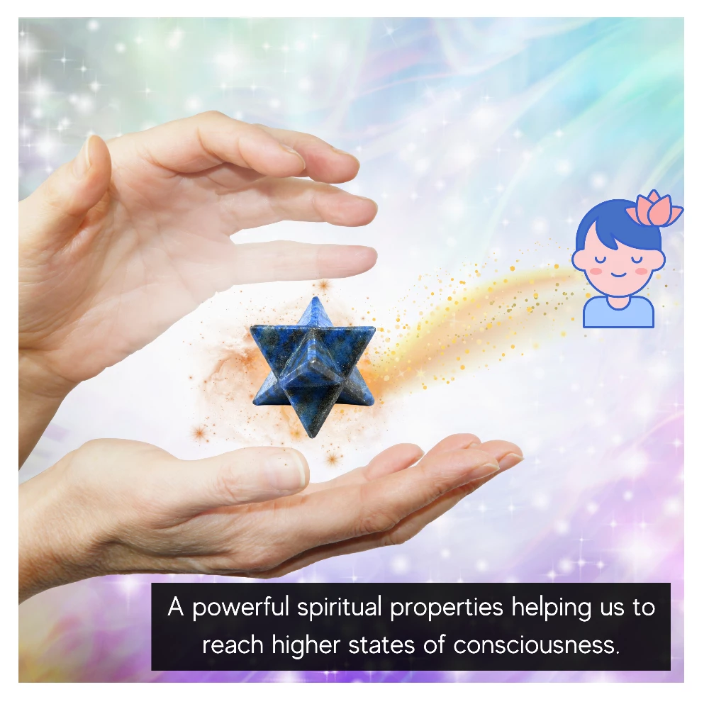 Lapis Lazuli Merkaba (15-20 mm)