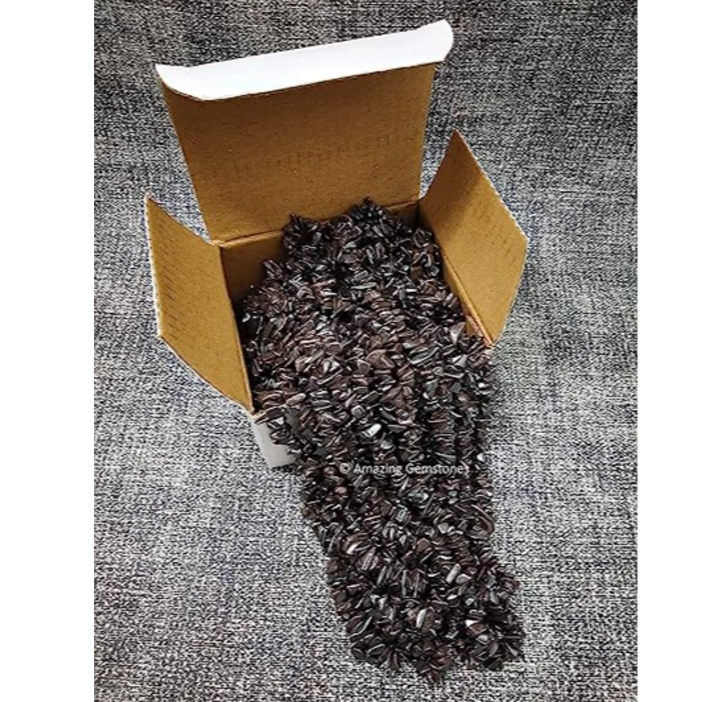 Hematite Chips - Pre Drilled
