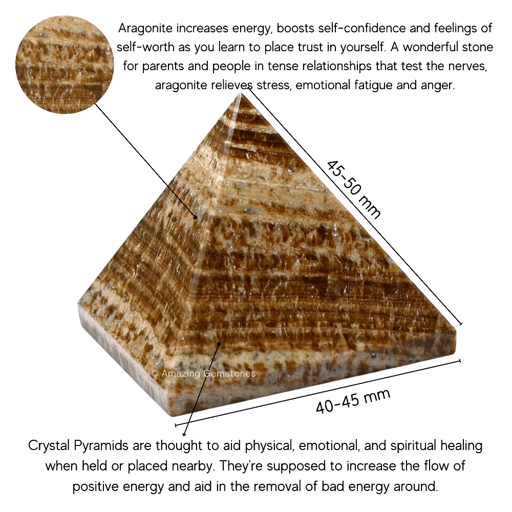 Aragonite Pyramid (2 Inch)