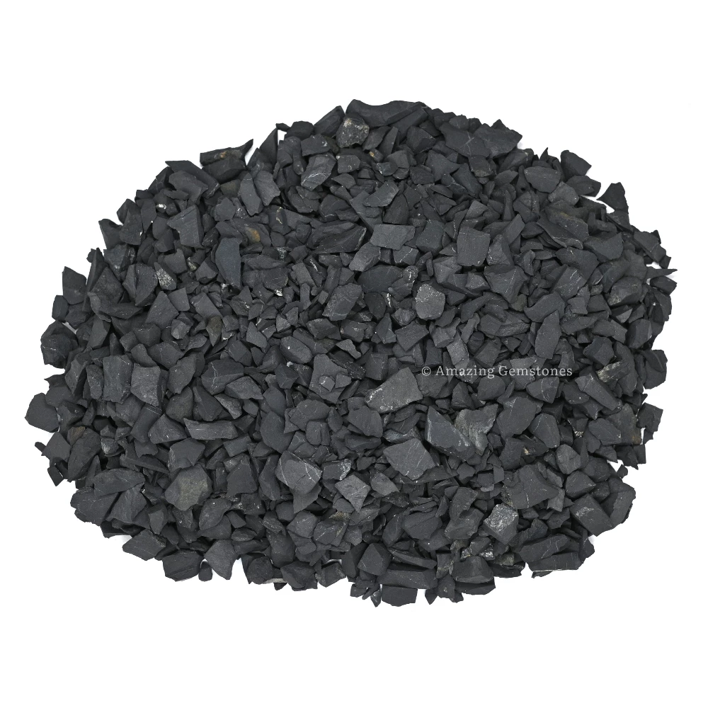 Shungite Raw Stones for Water Purification - 4 to 10mm (1/2 lb)