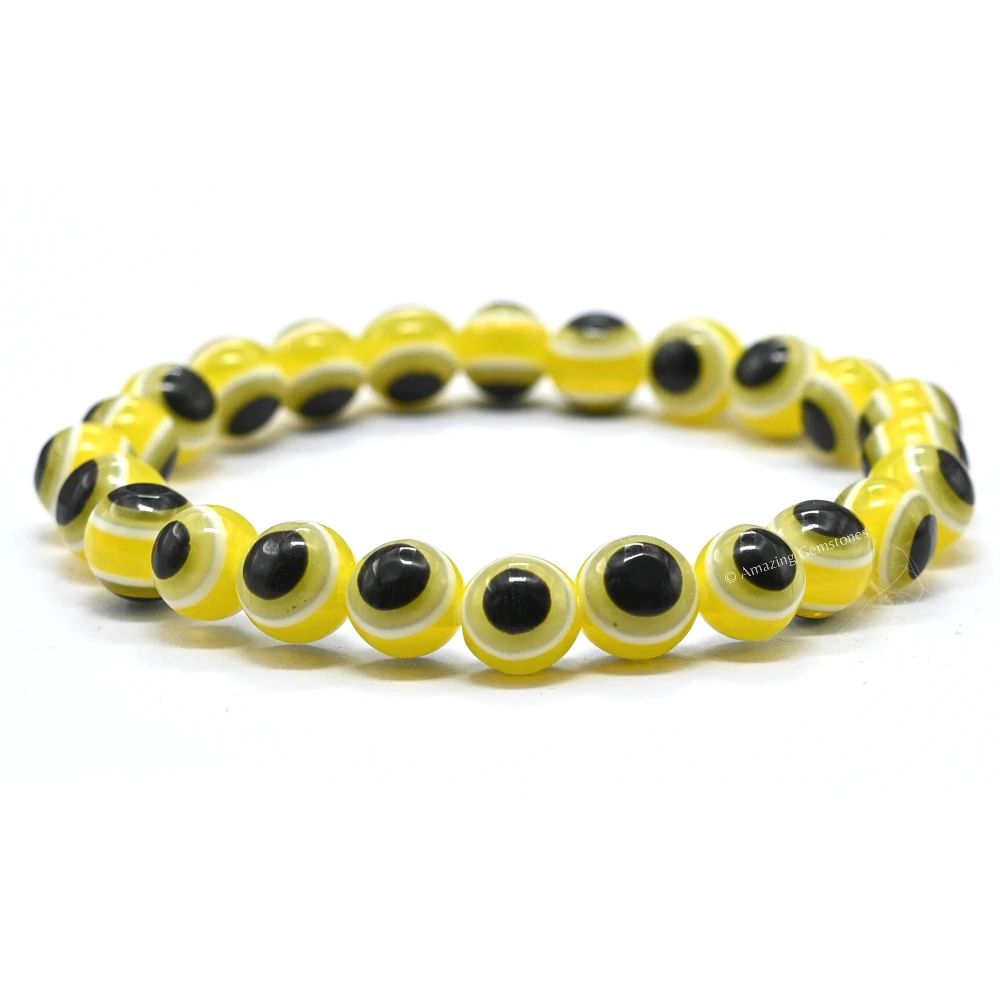 Yellow Evil Eye Bracelet