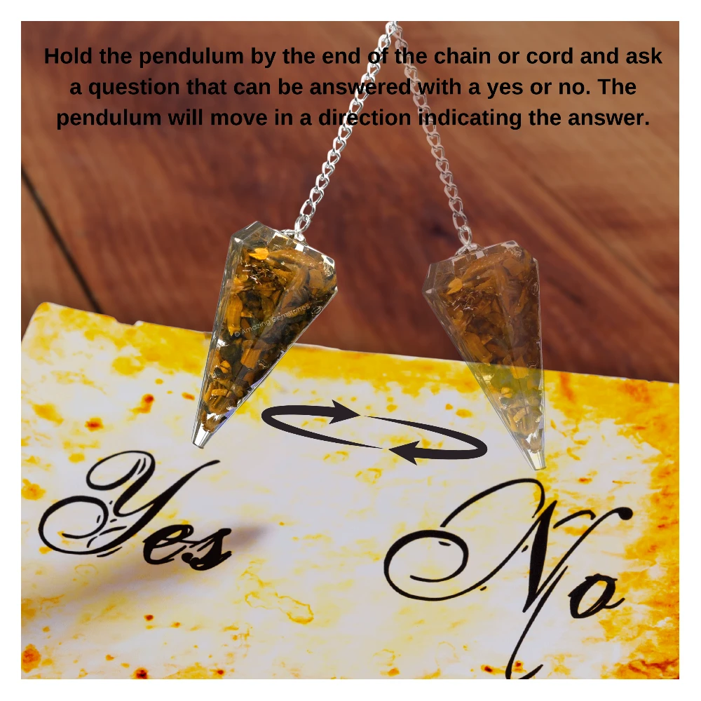 Pack of 11 Orgone Crystal Pendulums