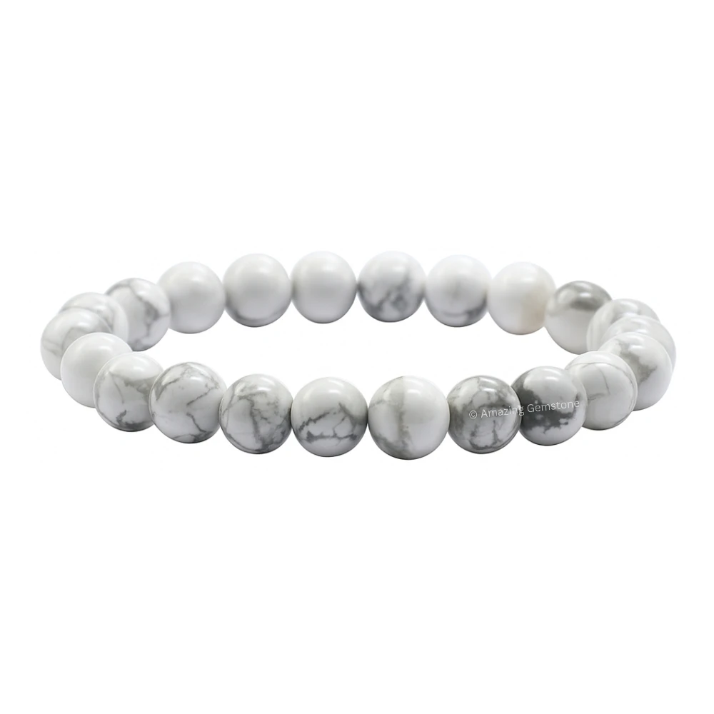 Howlite Bracelet (Strechable)