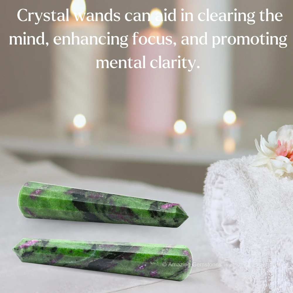 Ruby Zoisite Wand