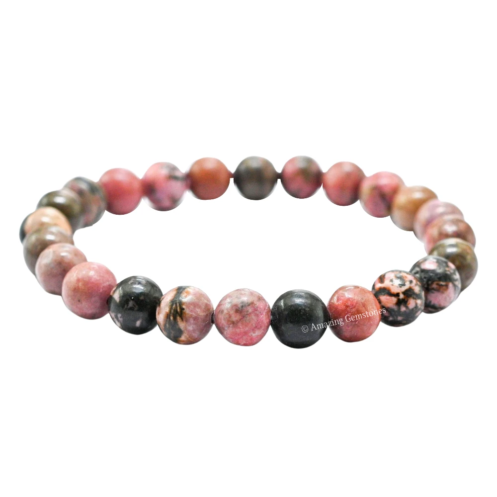 Rhodonite Bracelet (Stretchable)
