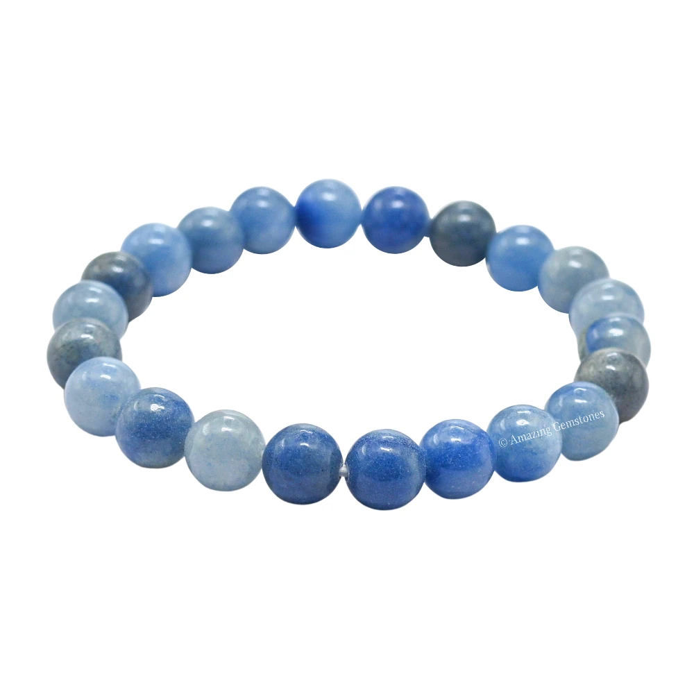 Blue Aventurine Bracelet (Strechable)