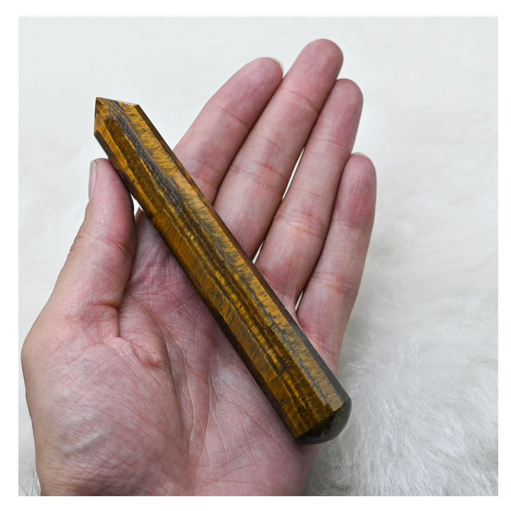 Tiger Eye Wand (Faceted)