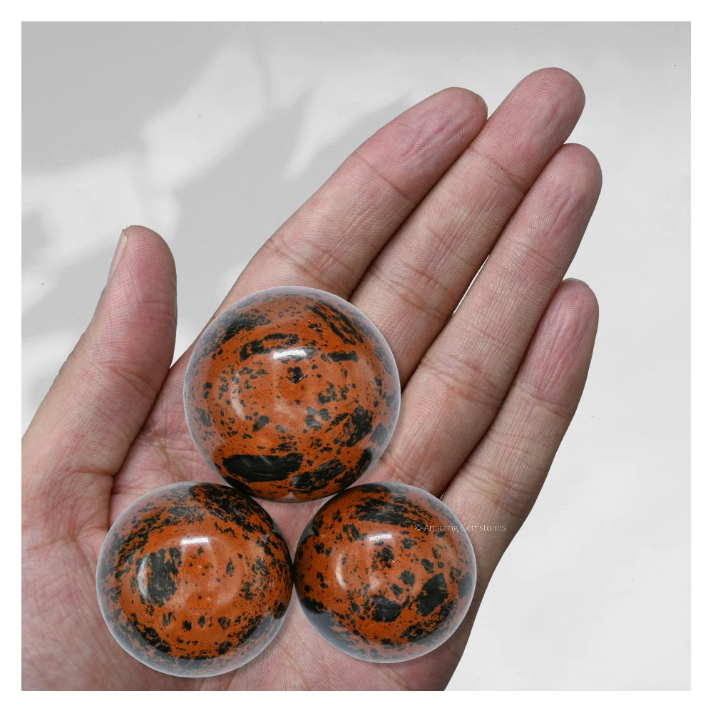 Mahogany Obsidian Sphere (1.5 Inch)