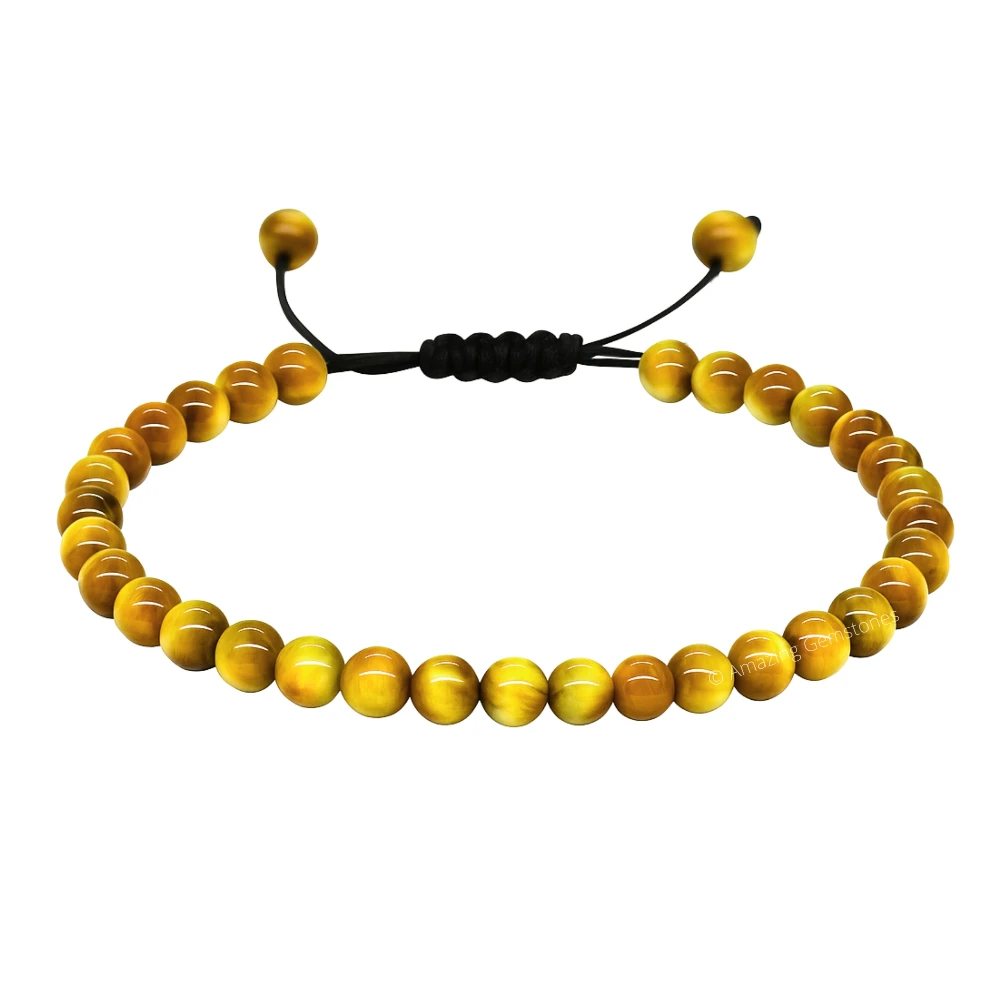 Yellow Cat's Eye Anklet