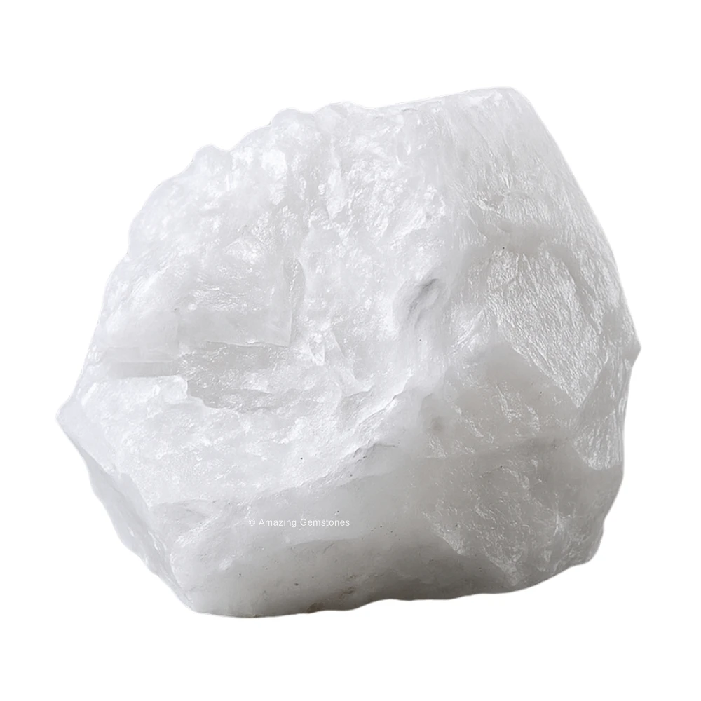 Snow Quartz Raw Crystals (2 Pieces)