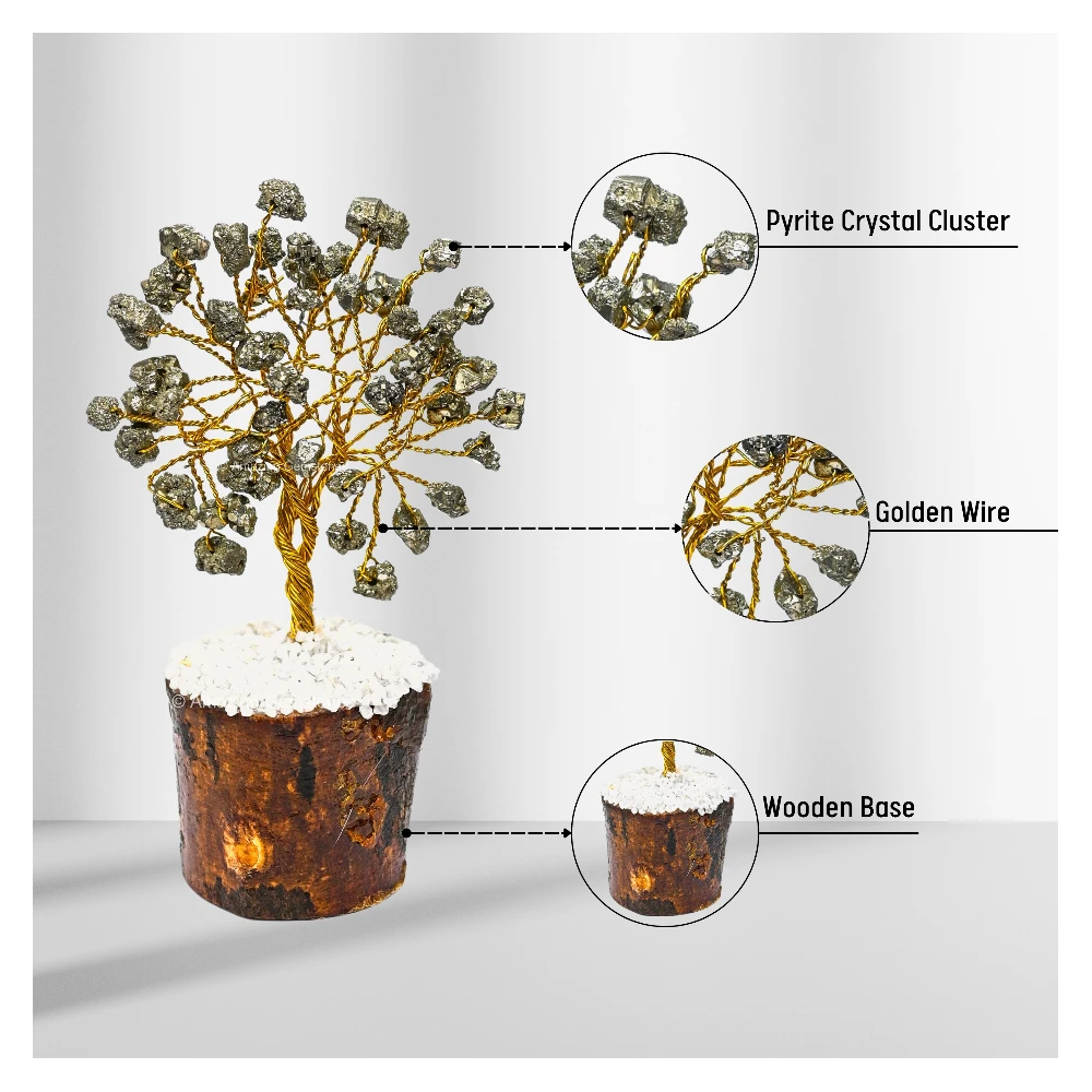 Pyrite Tree - Raw (Gold)(50 Beads)