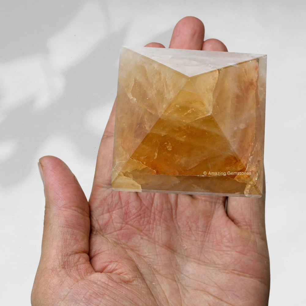 Citrine Pyramid (2 Inch)