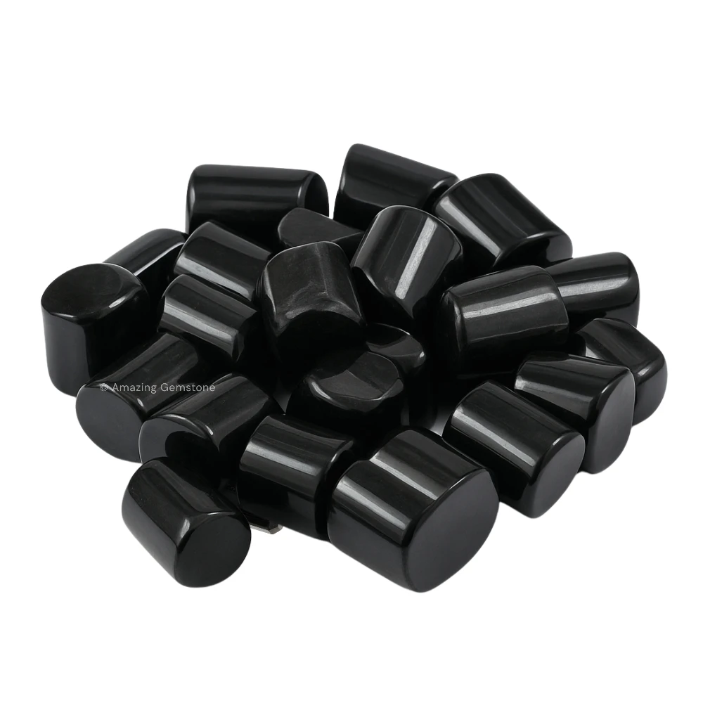 Tumbled Black Tourmaline Stone Crystals (1000+ Carats)