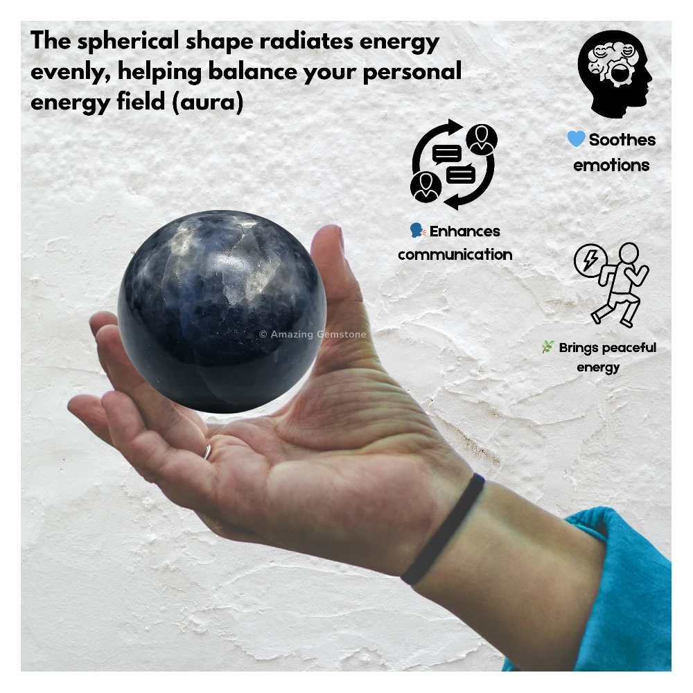 Iolite Sphere (2 Inch)