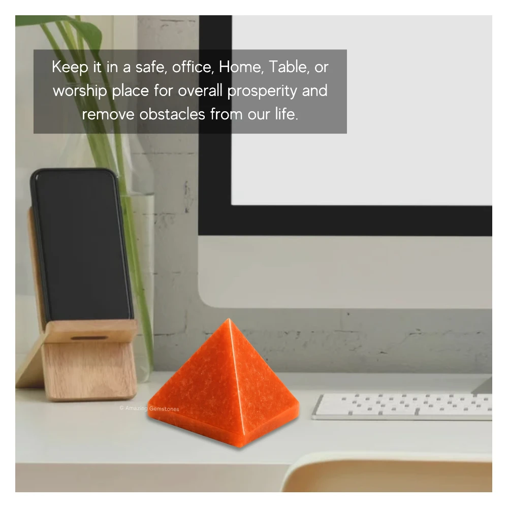 Red Aventurine Pyramid (2 Inch)