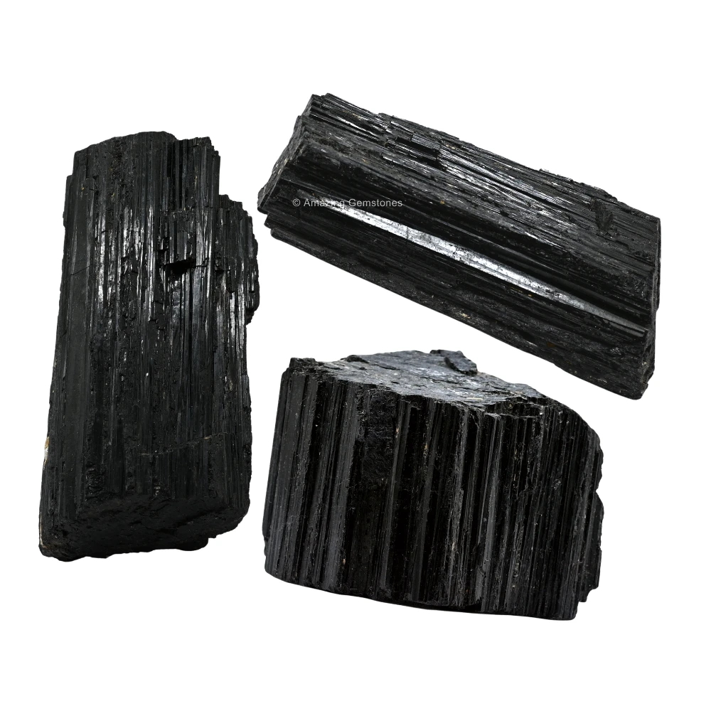 Black Tourmaline Rough Raw Crystal (500-750 Grams)