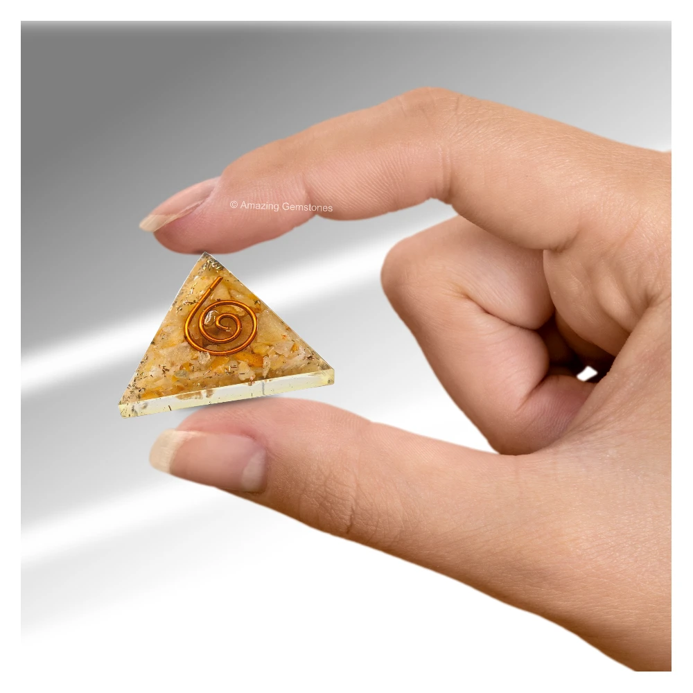 Yellow Aventurine Orgone Pyramid - Mini