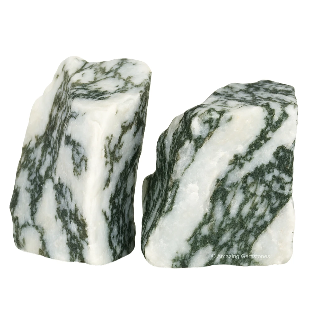 Tree Agate Raw Crystals (2 Pieces)