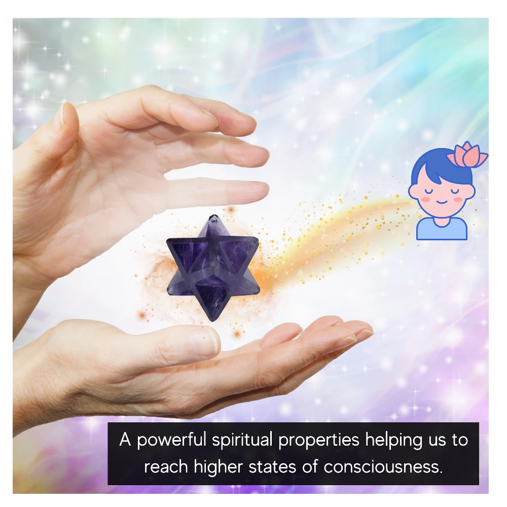 Amethyst Merkaba (15-20 mm)