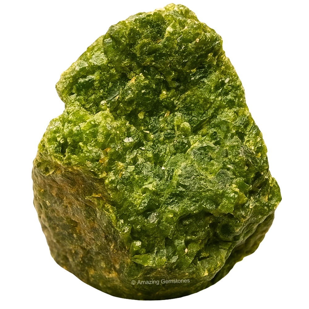 Green Tourmaline with Matrix Raw Crystals (2 Pieces)