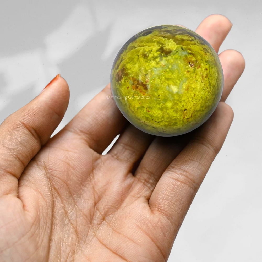 Green Opal Sphere (1.5 Inch)