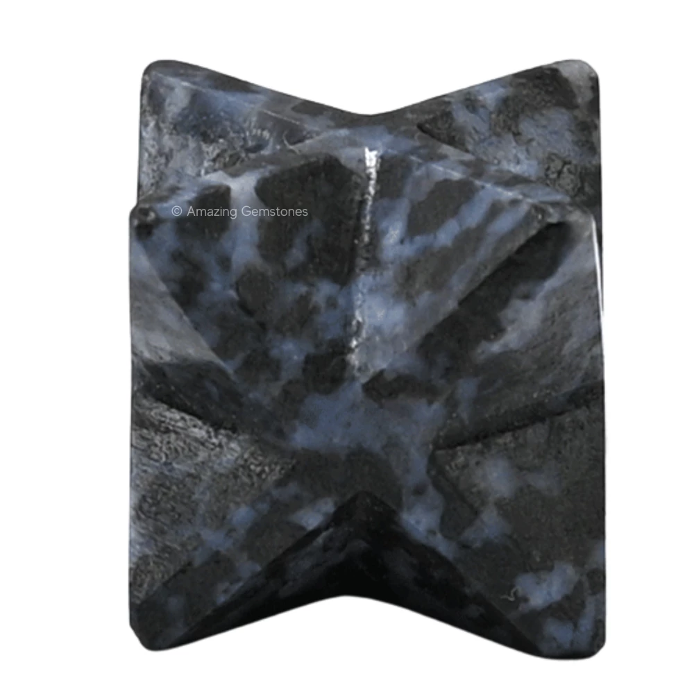 Indigo Gabbro Merkaba (20-25 mm)
