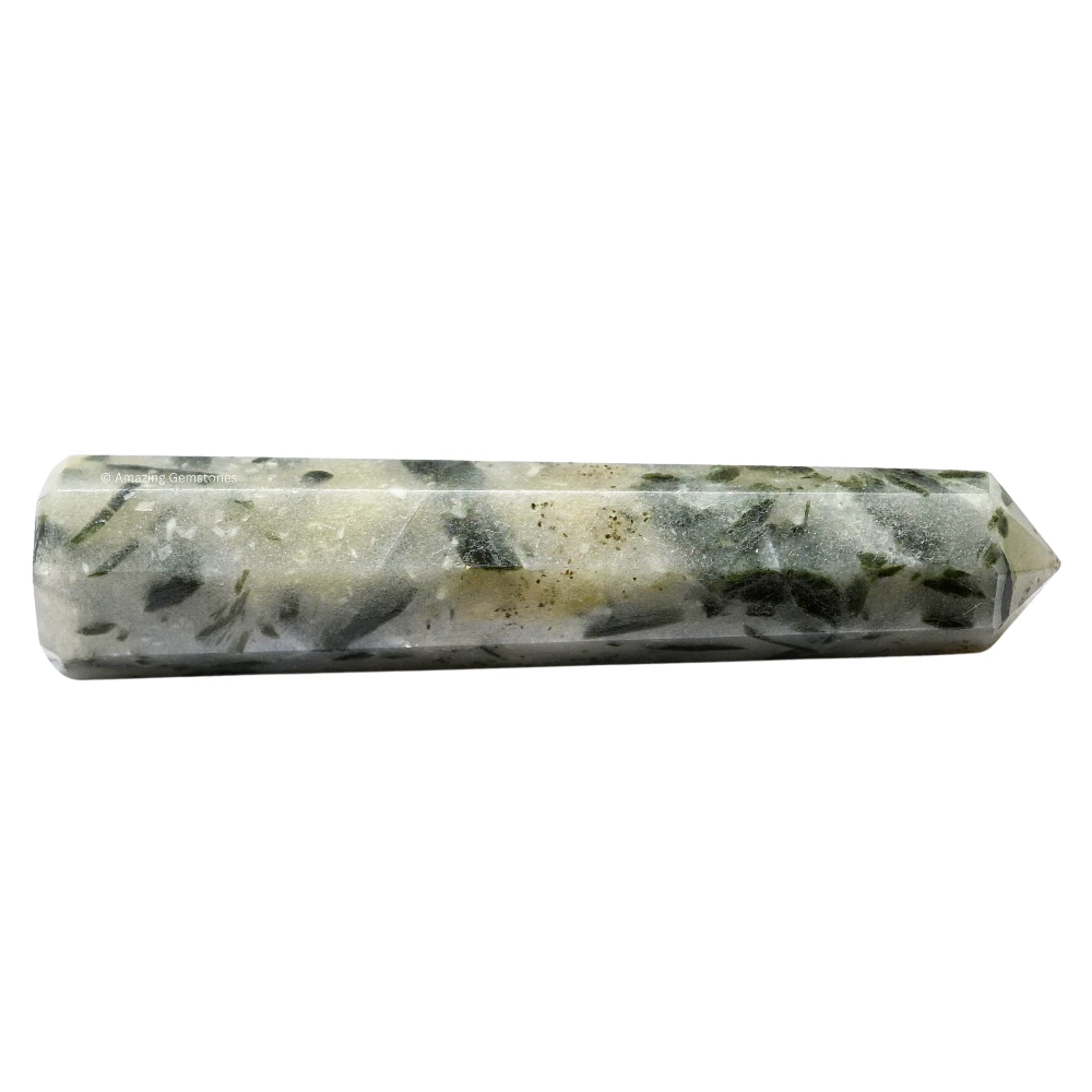 Green Tourmaline in Quartz Tower (3" to 4" inch)