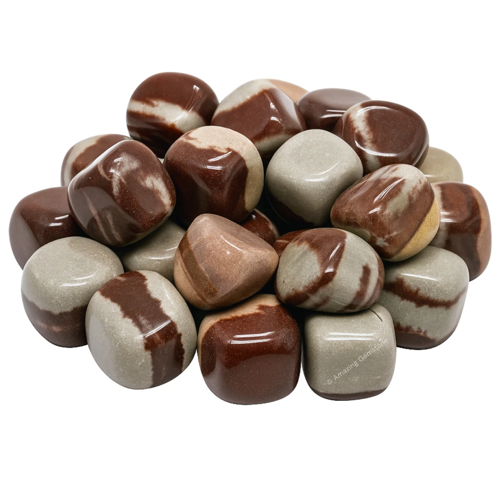 Tumbled Shiva Lingam Crystals Stones (1000+ Carats)