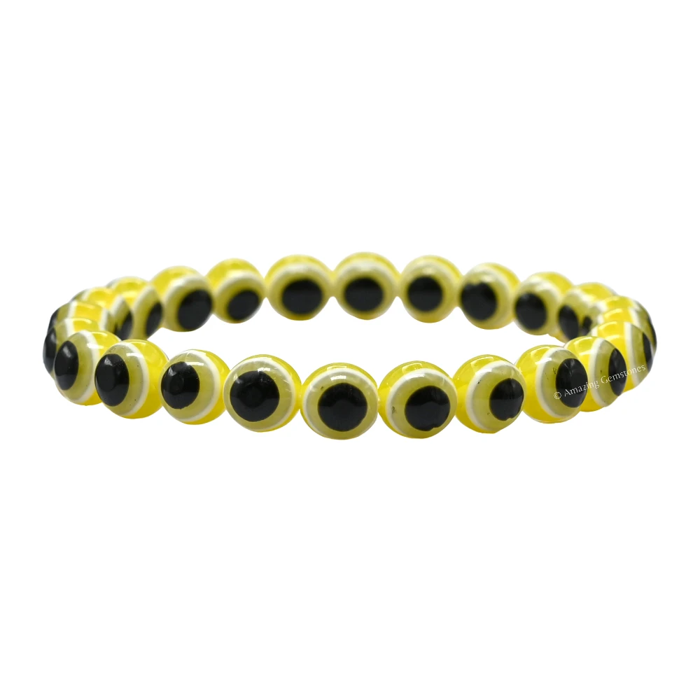 Yellow Evil Eye Bracelet