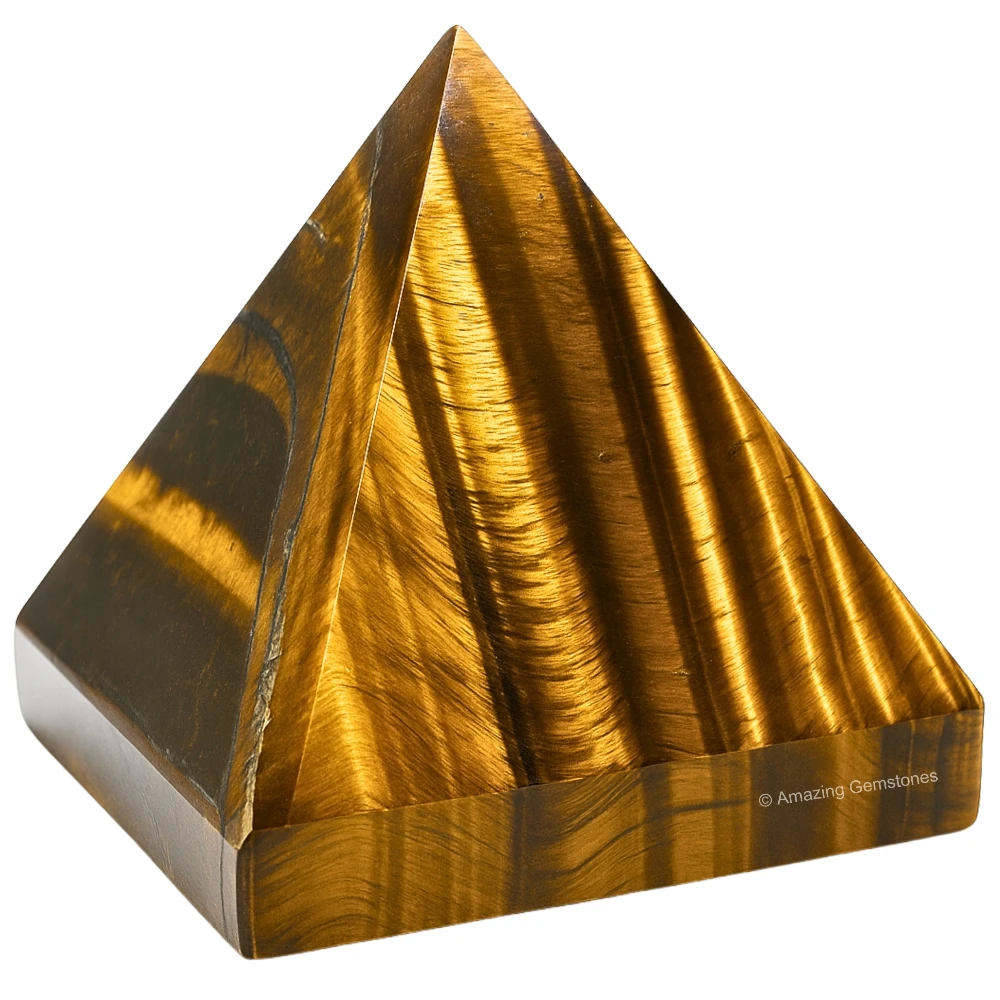 Tiger Eye Pyramid (2 Inch)