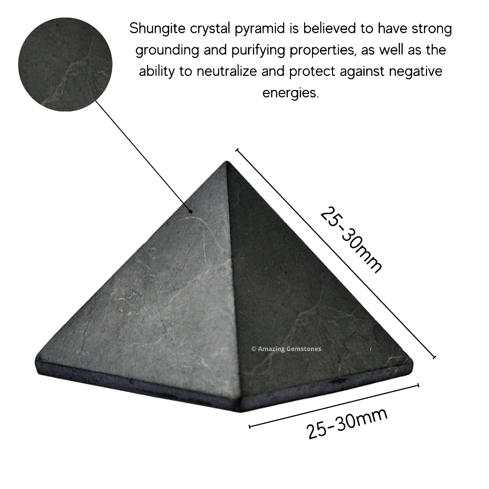 Shungite Pyramid (1 Inch)