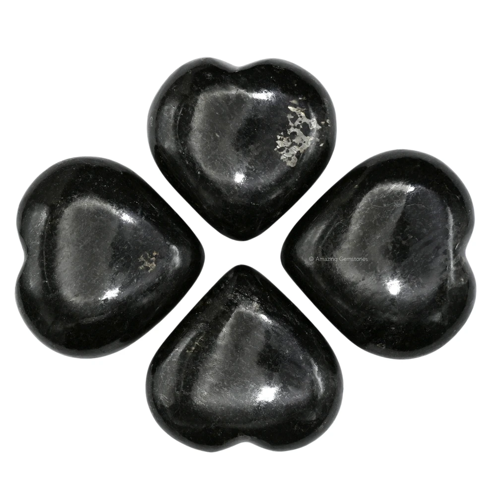 Nuummite Heart