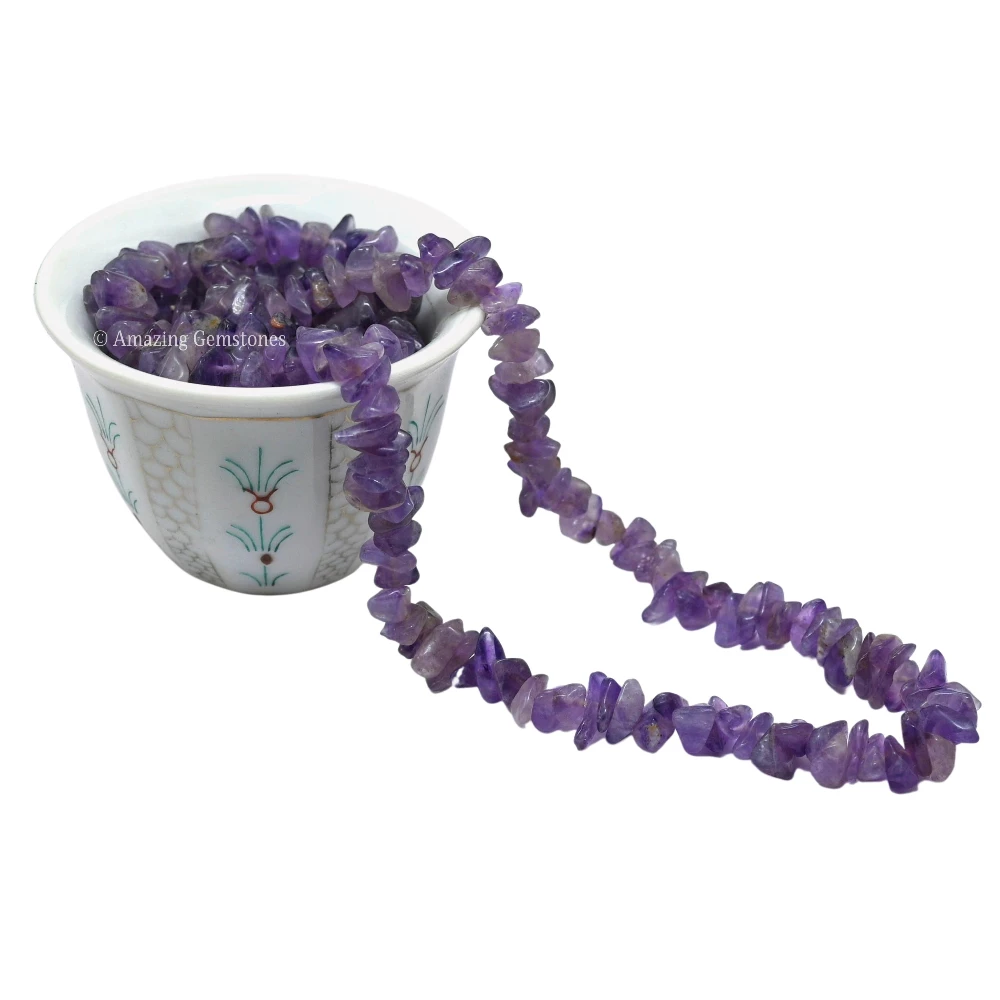 Amethyst Chips - Pre Drilled