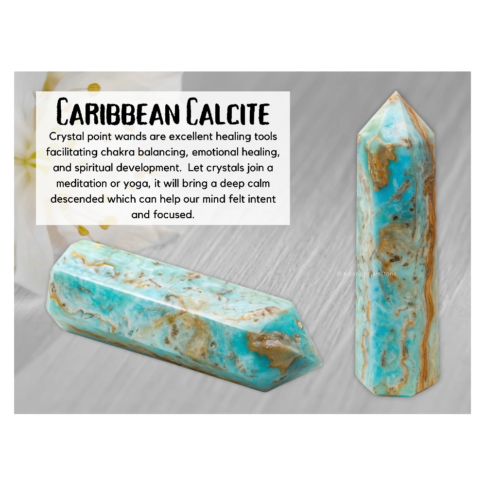 Caribbean Calcite Tower (5.5" to 6" inch)