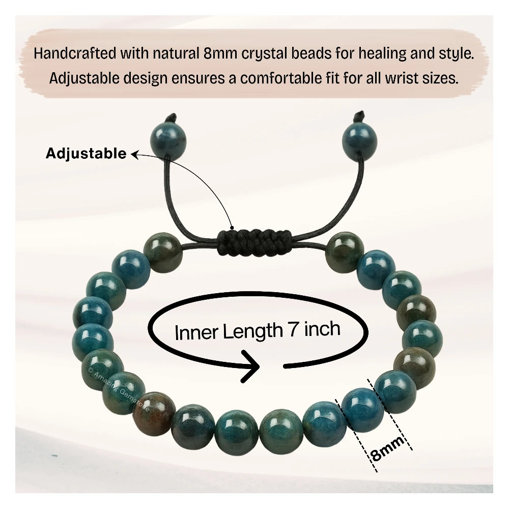 Apatite Bracelet (Adjustable)