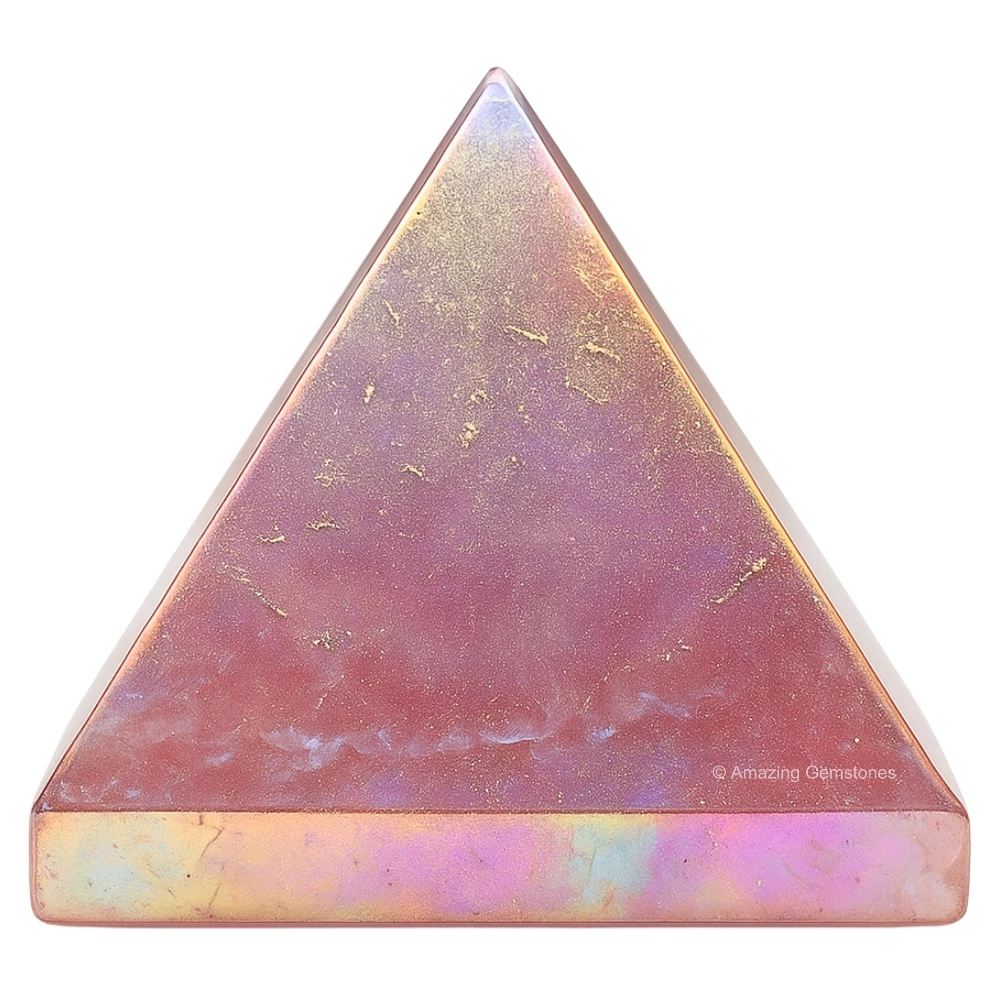 Angel Aura Quartz Pyramid (2 Inch)