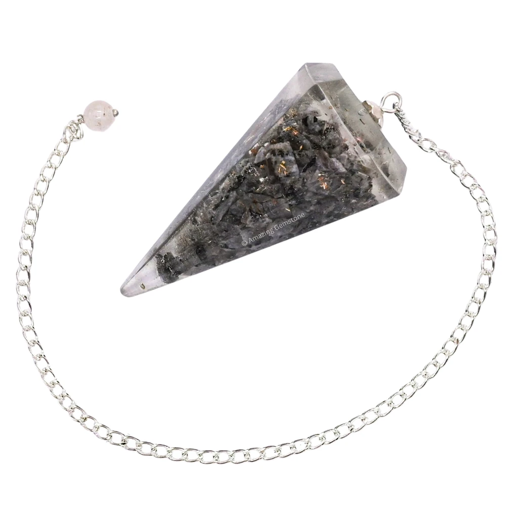 Larvikite Orgone Pendulum