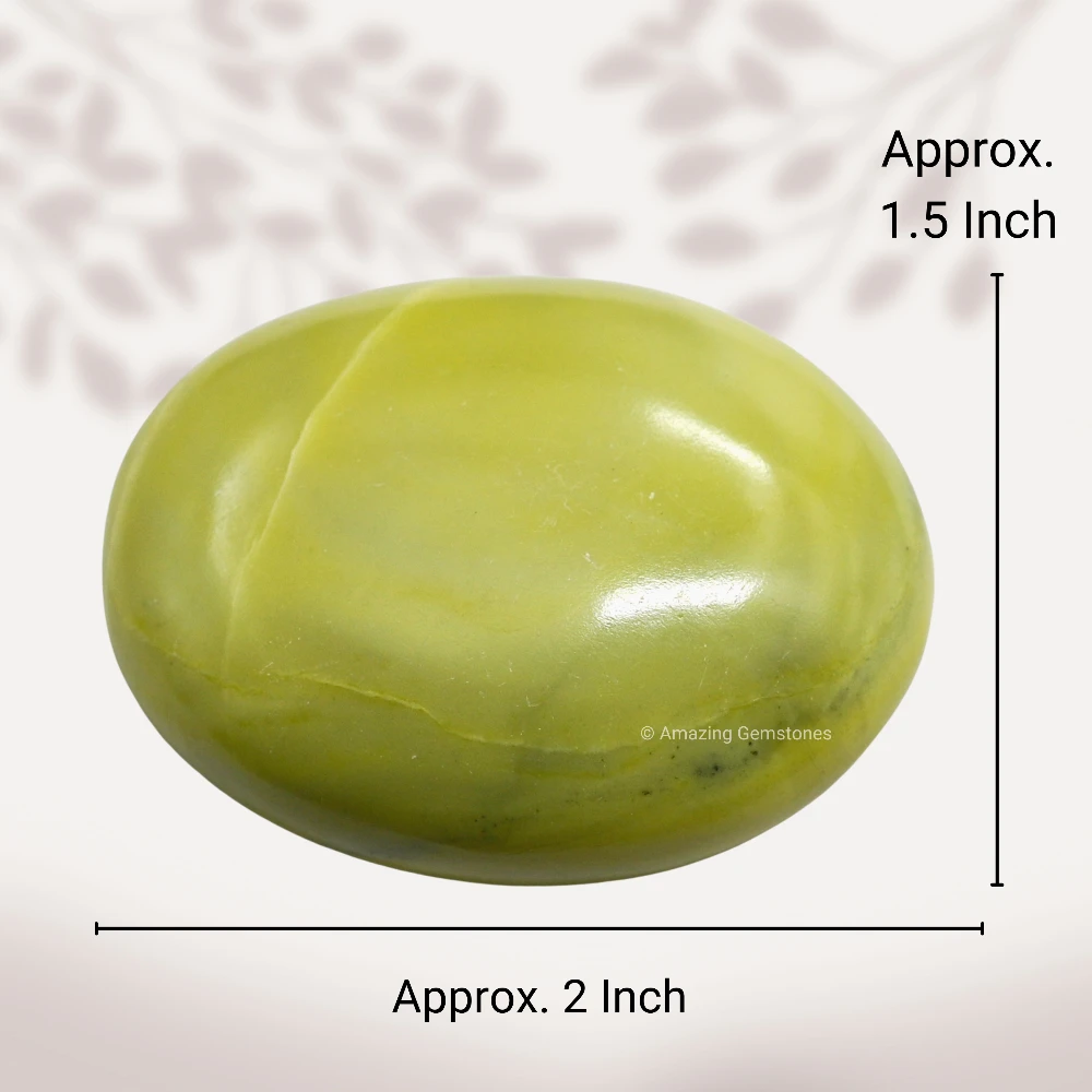 Serpentine Palm Stone