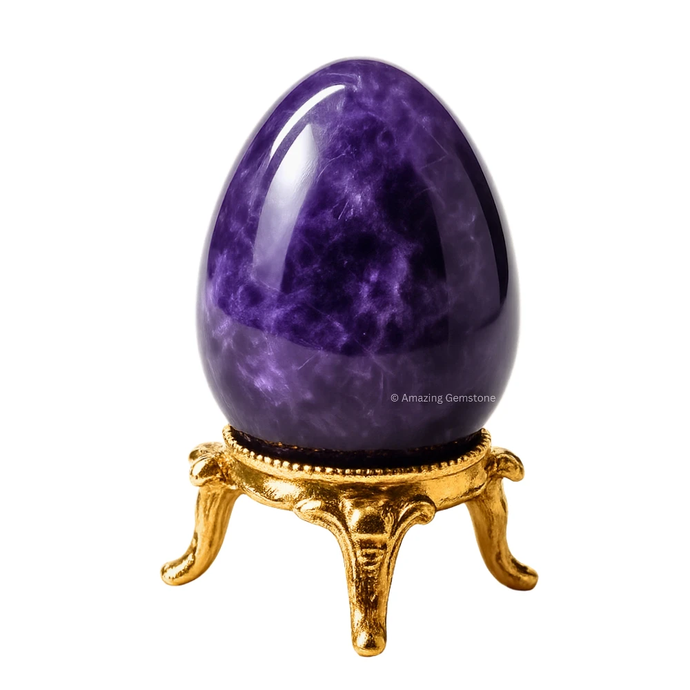 Amethyst Crystal Egg Stone