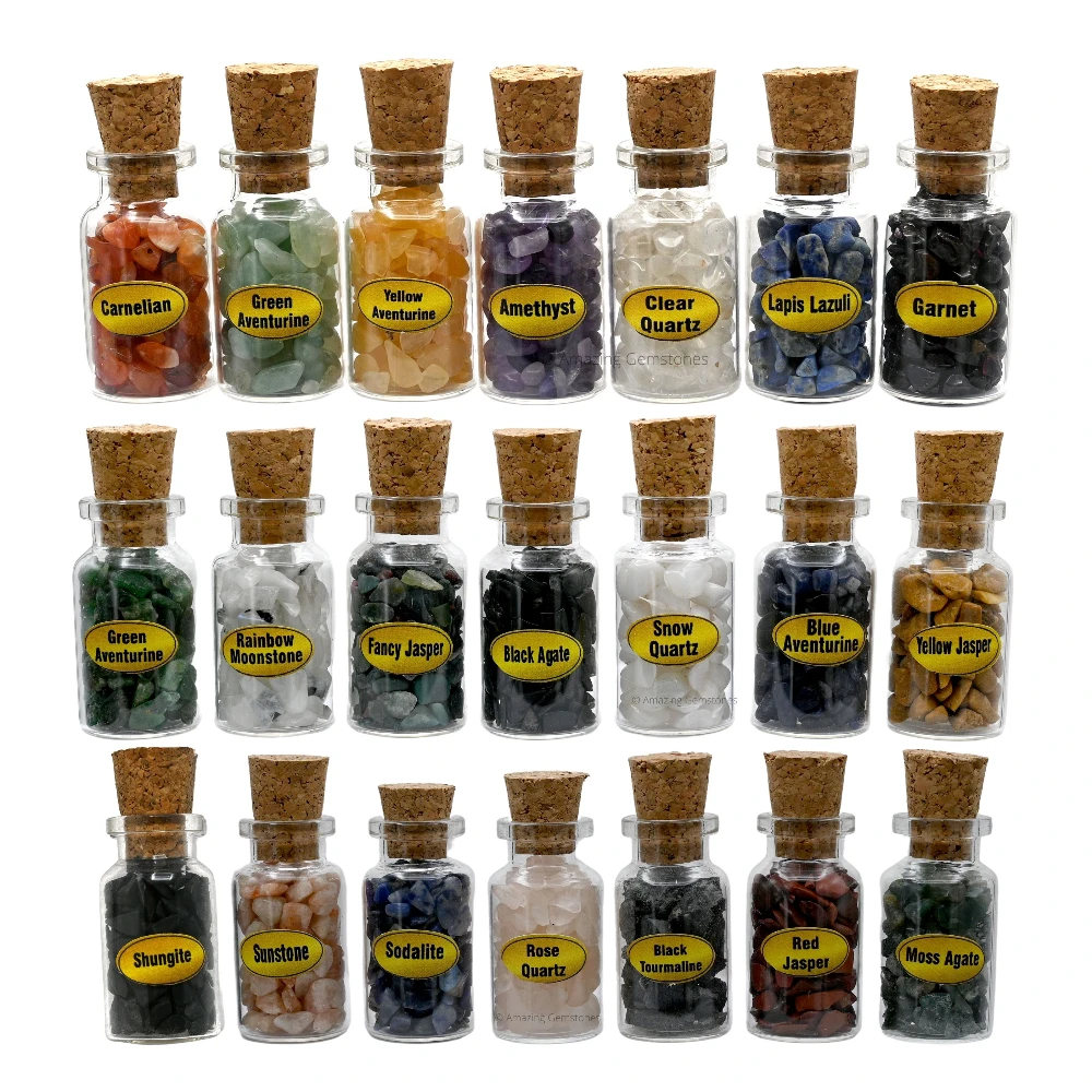 Spell Jars Kit for Witchcraft Supplies - Set of 21 (Regular)