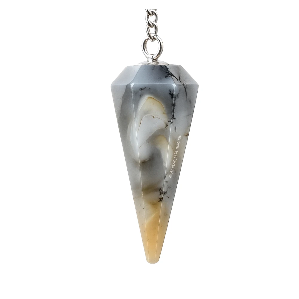Dendrite Agate Pendulum