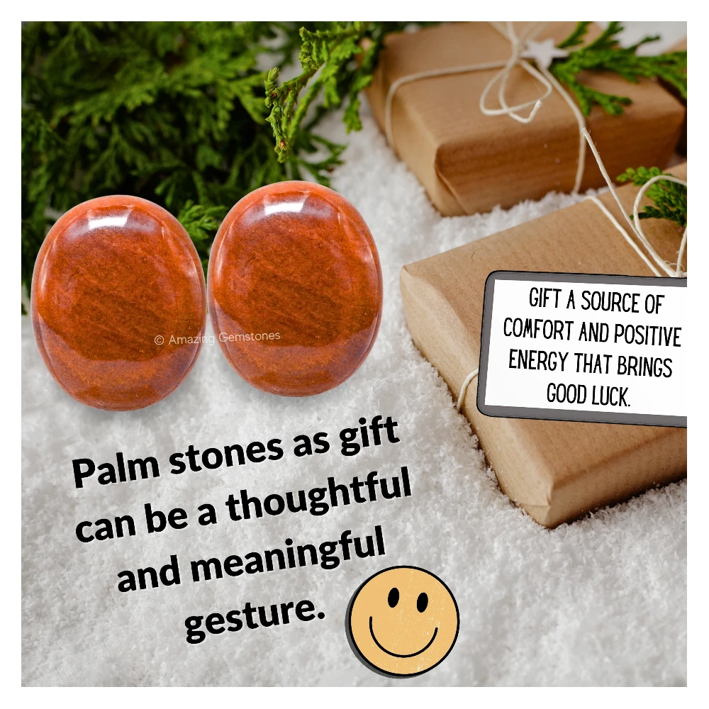 Chocolate Jasper Palm Stone